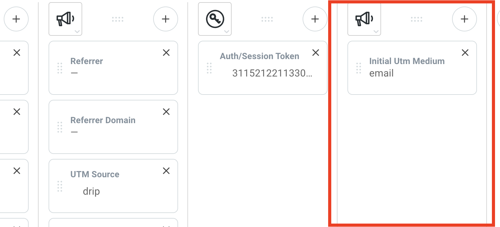 column added to profile