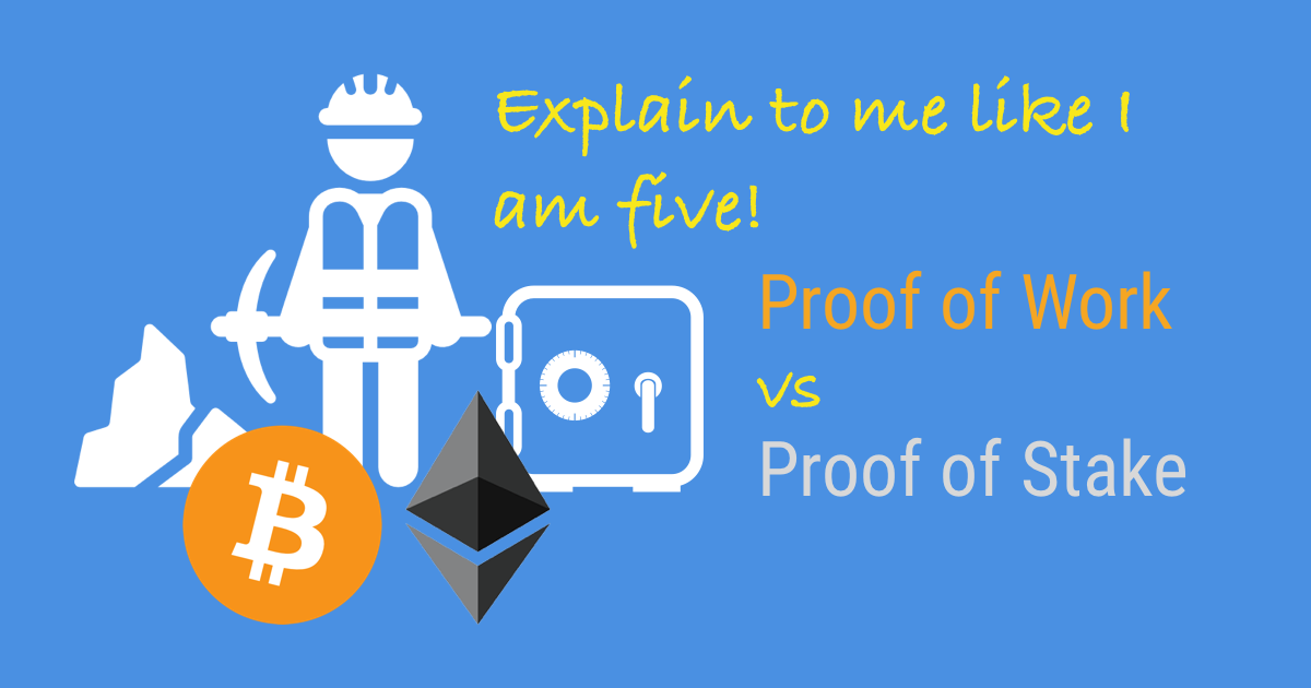 proof of work vs proof of stake